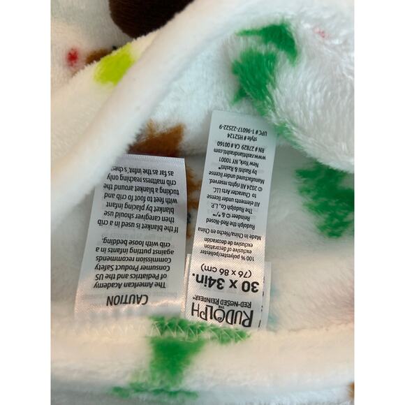NWT Rudolph The Red-Nosed Reindeer Baby’s 1st Christmas Blanket & Plush Gift Set - Picture 5 of 5